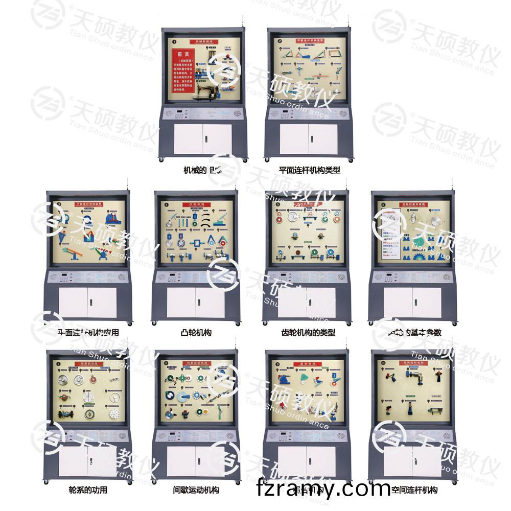 TSSMT-1型(xing) 機械(xie)原理(li)陳(chen)列(lie)櫃(gui)（10箇分櫃，帶智(zhi)能(neng)語(yu)音(yin)講解(jie)）